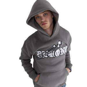 Hoodie Blank Heavy Weight Fleece 350gsm Plus Size Winter Print With Your Logo Men Hoodie