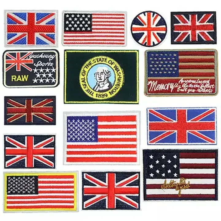 Top Selling Custom Embroidery Patch Badges High Quality Custom Design Embroidery Badges Wholesale ODM