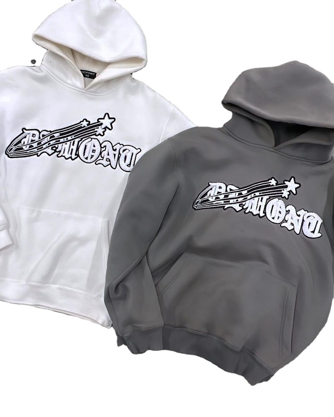 OEM New Arrival Custom Weight Hip Hop Solid Color Oversize Fashion Hoodies Loose Fit Thick Heavy Plain Design Premium Hoodie