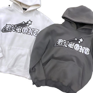 OEM New Arrival Custom Weight Hip Hop Solid Color Oversize Fashion Hoodies Loose Fit Thick Heavy Plain Design Premium Hoodie