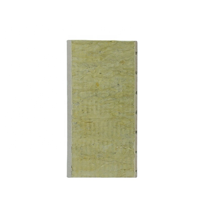 Outdoor Damping Building Material Decorative Board Composite Rock Wool Pu Insulation Sandwich Wall Exterior Siding Panel