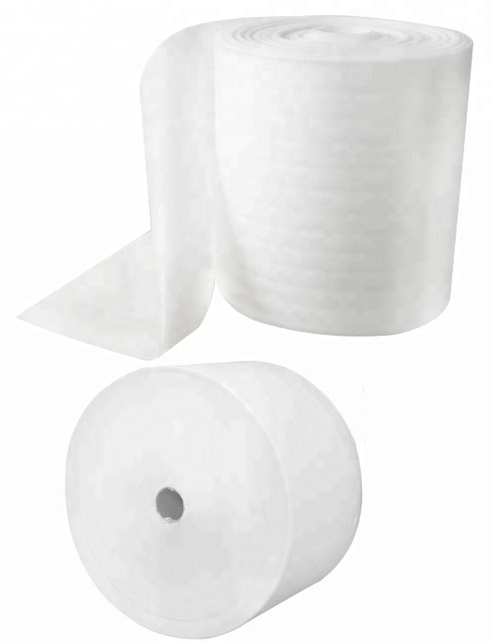 White pe foam rolls/epe foam roll 2mm/soft foam roll