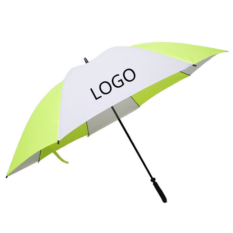 Wholesale Cheap Promotional Golf Straight Waterfront Umbrella With Custom Brand Company Logo