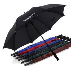 Wholesale Cheap Promotional Golf Straight Waterfront Umbrella With Custom Brand Company Logo