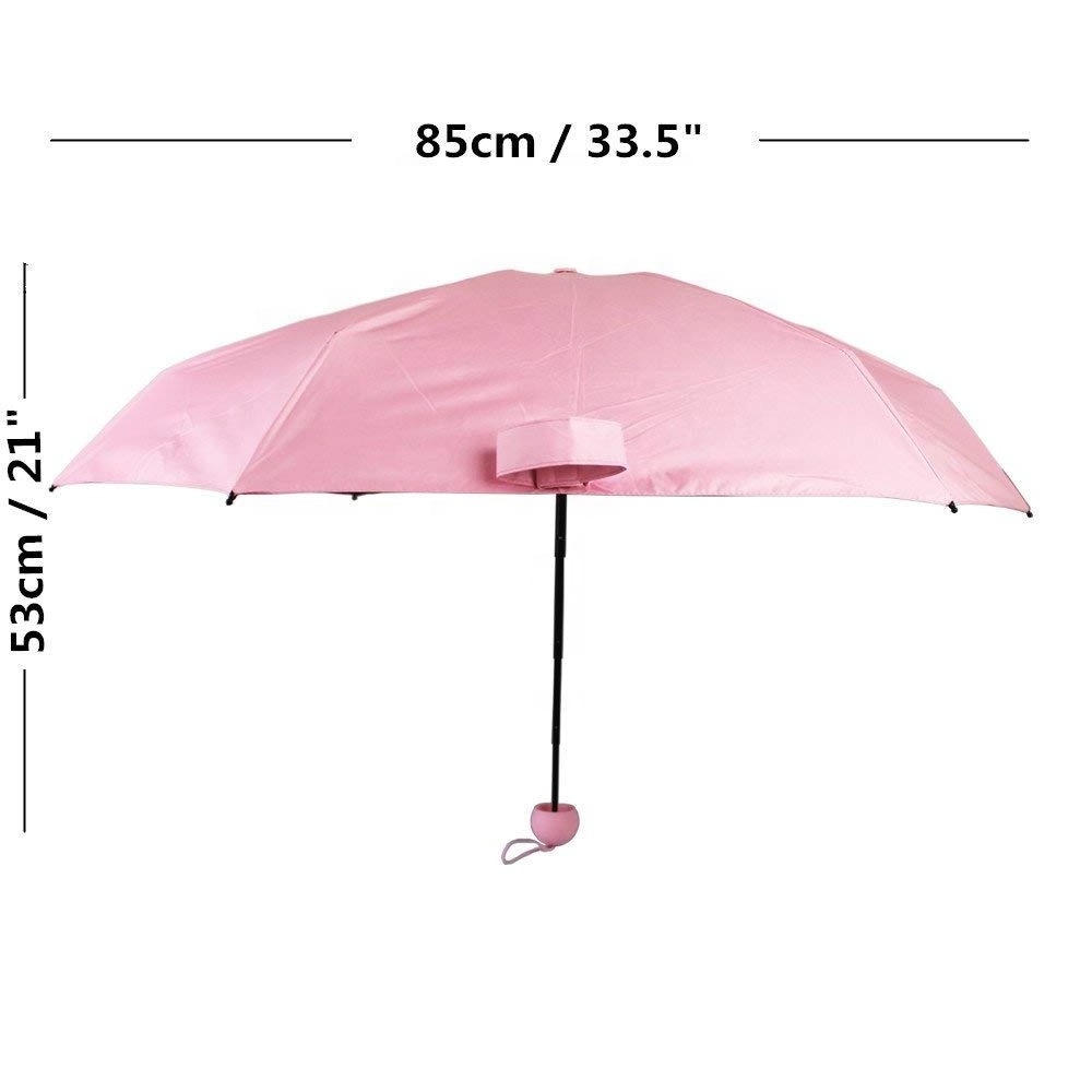 New Design Capsule Pocket Portable Super Mini With Custom Umbrella With Logo Print Travel Mini Umbrella Phone