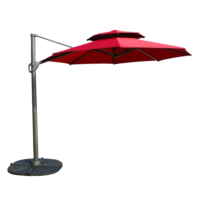 Cantilever Restaurant Automatic Patio Outdoor Furniture Umbrella