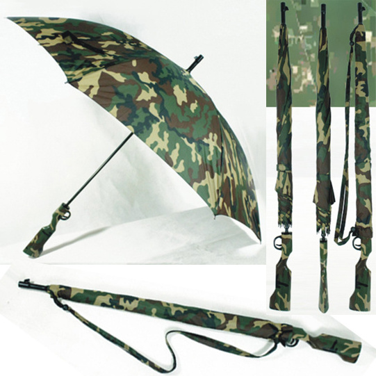 innovative camo gun shape hunter and kids new inventions umbrella in china