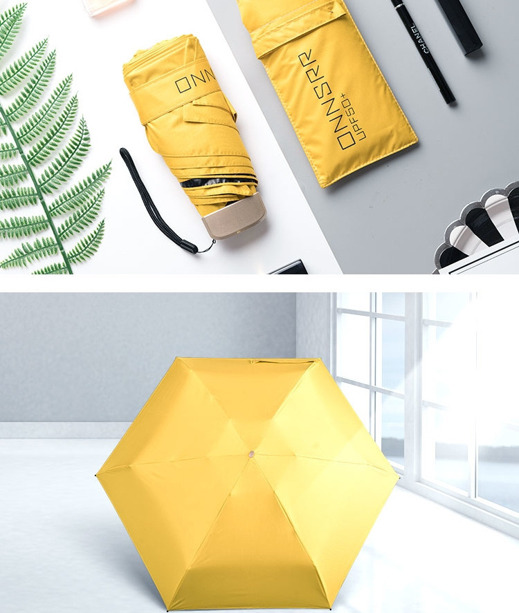 Manual Open Super Mini Pocket Umbrella With Custom Logo Printing