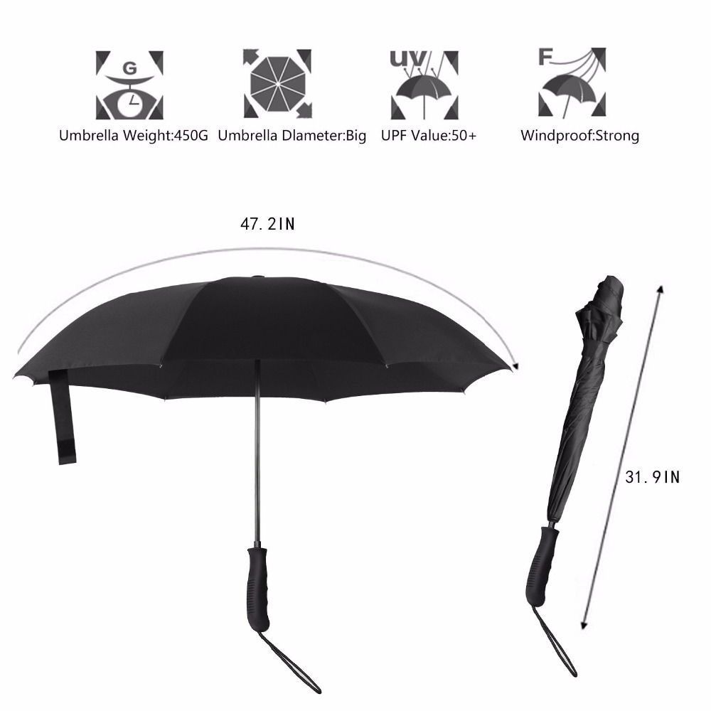 Cheap Wholesales Large Rain Windproof Motorcycle Umbrella Motorbike Umbrella