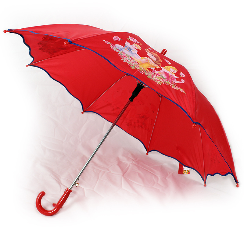 Hot Sale Small Size 16 Inch, 19 Inch Pick Color Princess Cartoon Kids Happy Children Umbrella