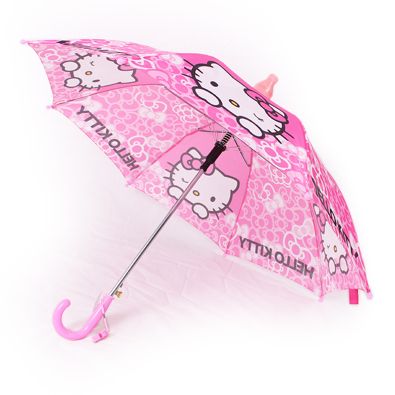 Novelty Item Brand Kid Cartoon Animal Umbrella Outdoor Windproof Strong Long-handle Umbrella Children Sunny and Rainy Umbrella