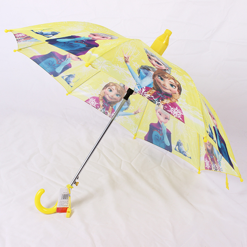 Novelty Item Brand Kid Cartoon Animal Umbrella Outdoor Windproof Strong Long-handle Umbrella Children Sunny and Rainy Umbrella