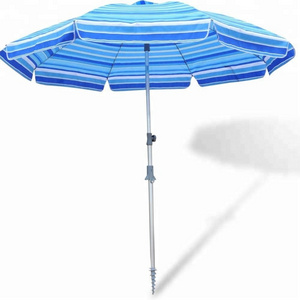 New Customized Logo Printed Beach Umbrella