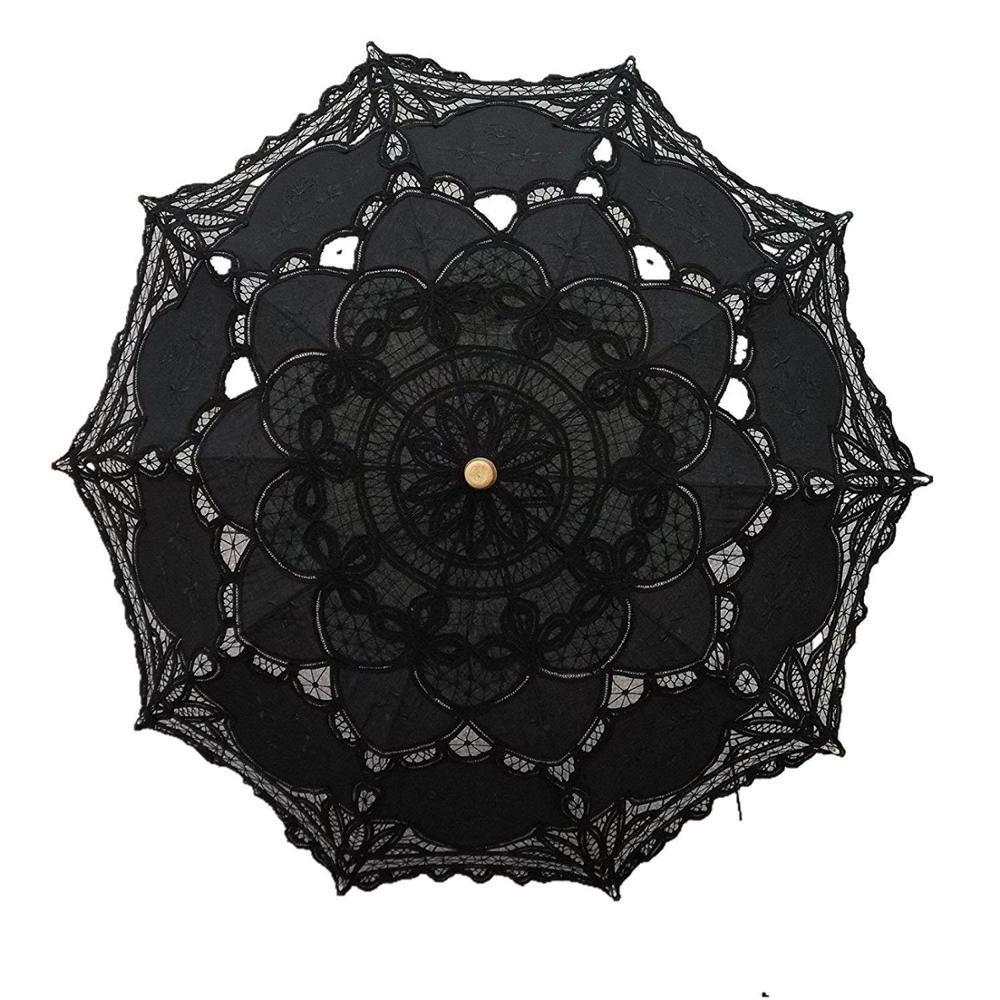 Chinese antique fancy cotton lace parasol  for lady chinese umbrellas for wedding