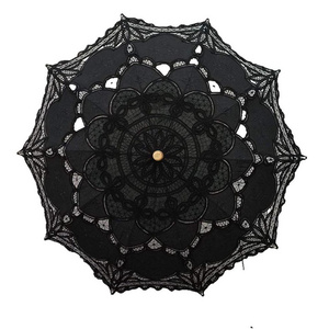 Chinese antique fancy cotton lace parasol  for lady chinese umbrellas for wedding