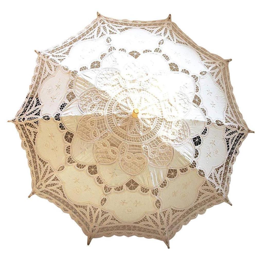 Chinese antique fancy cotton lace parasol  for lady chinese umbrellas for wedding