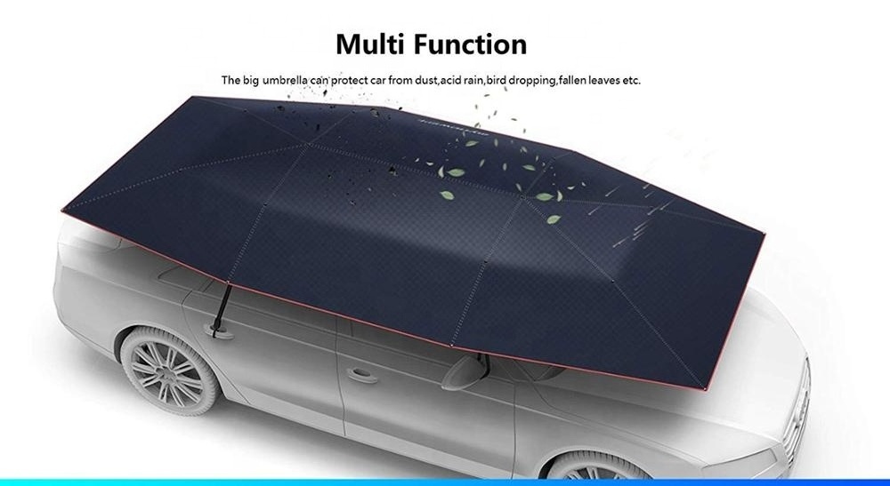 car umbrella tents Portable nylon sunshade cover UV resistant foldable windshield car umbrella for automobile internal