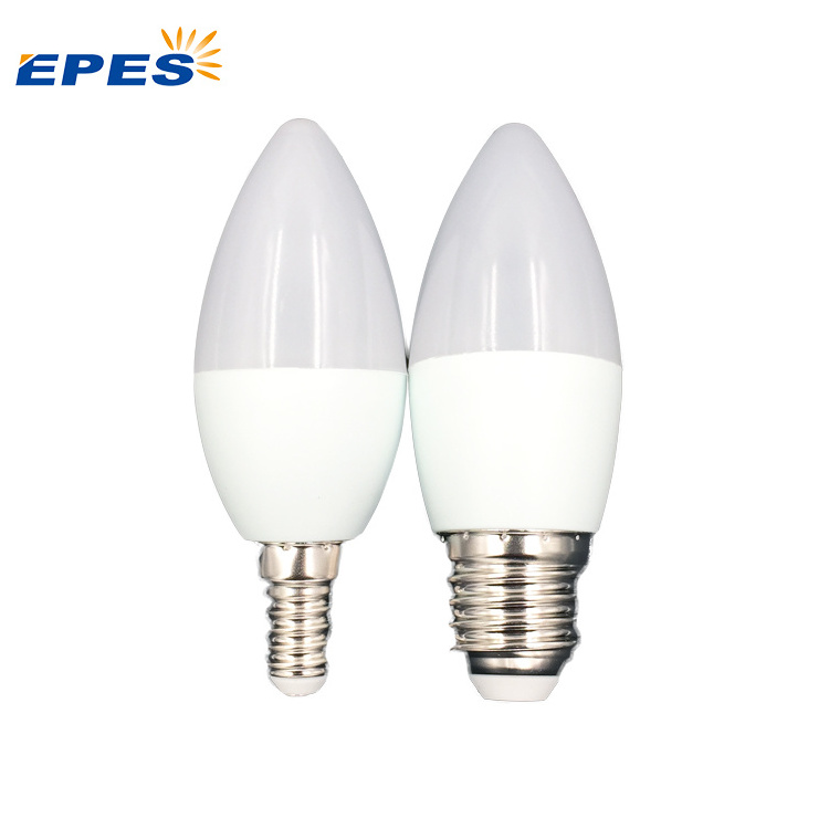 NEW ERP 2021 Energy Saving led candelabra Lamp Led 4w 5w  6w 7w  C37 Candle E27 E14 Led Light Bulb