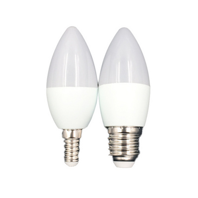 NEW ERP 2021 Energy Saving led candelabra Lamp Led 4w 5w  6w 7w  C37 Candle E27 E14 Led Light Bulb