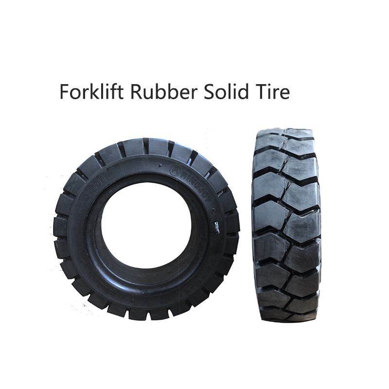 Factory Price Long Service Life Recyclable Rubber solid forklift tire 28 9 15