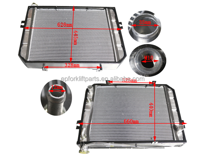 komatsu forklift cooling parts heli tcm forklift radiator