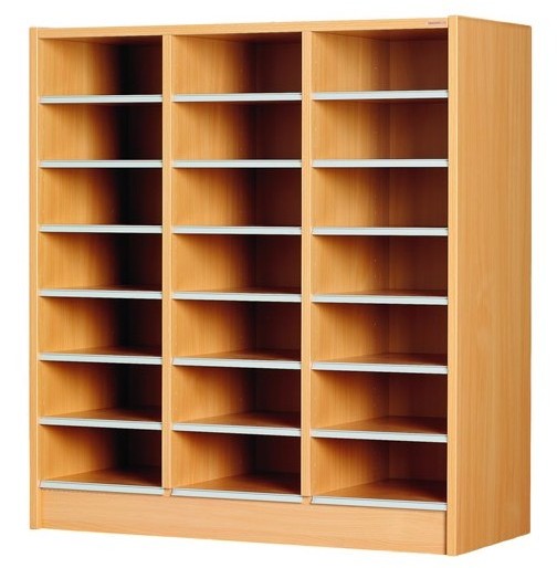 3-Bay Wooden used library furniture, kids furniture, children library furniture Children library Bookshelf