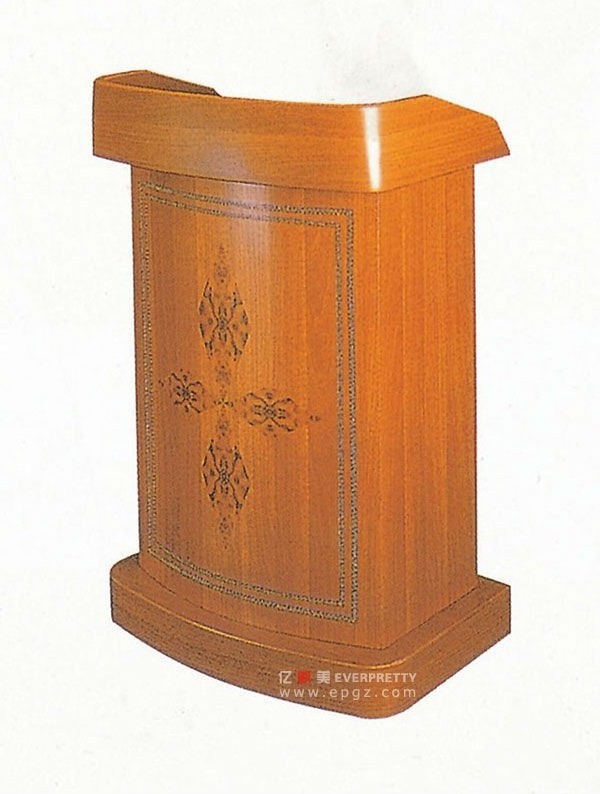 Hot sale lecture stand lectern wooden podium designs wooden classic pulpit university lecture hall speech table