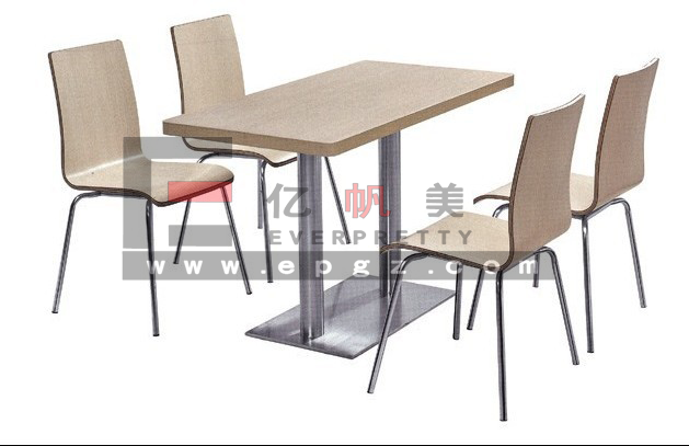 Hot Sale Wholesale School Cafeteria Furniture Dining Table  Canteen Table with Bench