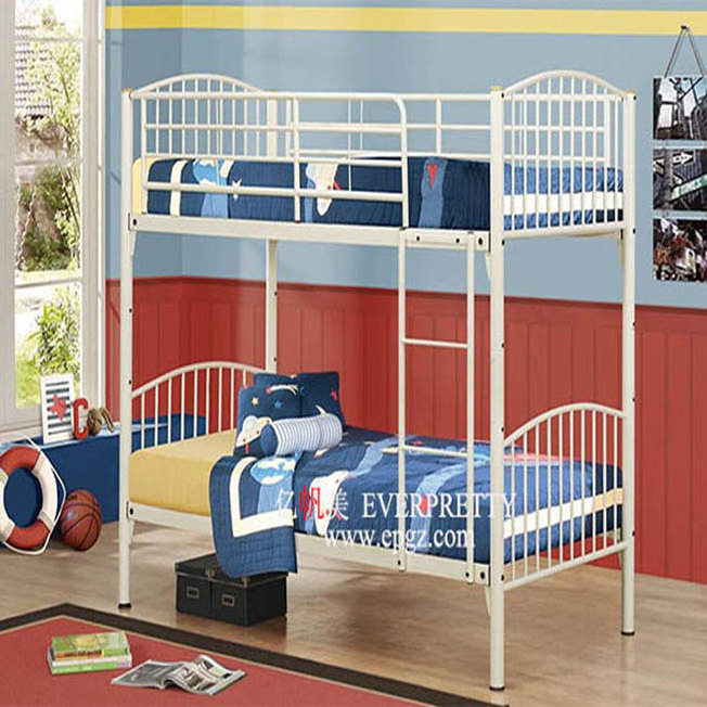 School Kindergarten & Dormitory Furniture Colorful Wooden Nursery Double Bunk Bed