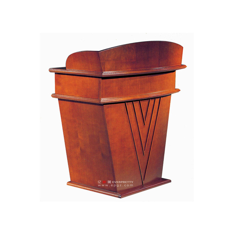 High Quality Cheap Church Pulpit Designs Church Podium Wooden Lectern to Church