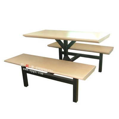 Hot Sale Wholesale School Cafeteria Furniture Dining Table  Canteen Table with Bench