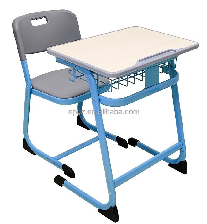 New Design  Durable College High School Student Desk and Chair Sets