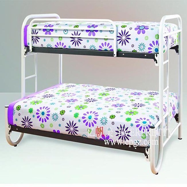 School Kindergarten & Dormitory Furniture Colorful Wooden Nursery Double Bunk Bed