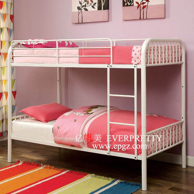 School Kindergarten & Dormitory Furniture Colorful Wooden Nursery Double Bunk Bed