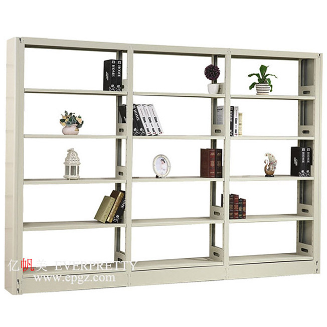 High Quality Library Furniture 6 Layers Bookcase Used Library Bookshelf for Sale School Furniture School Wooden Book Rack