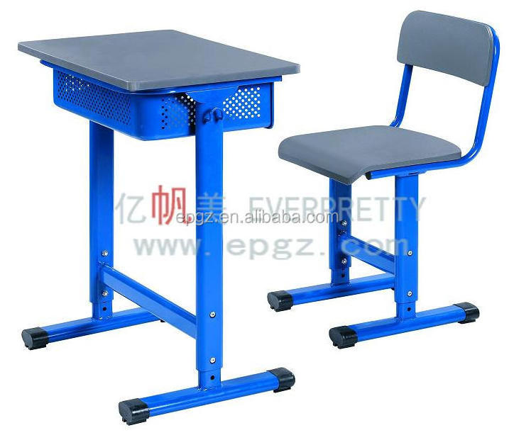 New Design  Durable College High School Student Desk and Chair Sets