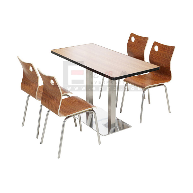 High Quality Ice Cream Furniture Luxury Dining Table Let Mcdonald's Chairs for sale