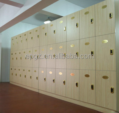 Wooden Locker Storage Cabinets Compact Laminate Locker for Wholesale Children School Locker