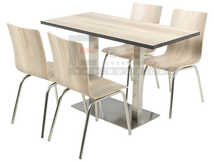 High Quality Ice Cream Furniture Luxury Dining Table Let Mcdonald's Chairs for sale