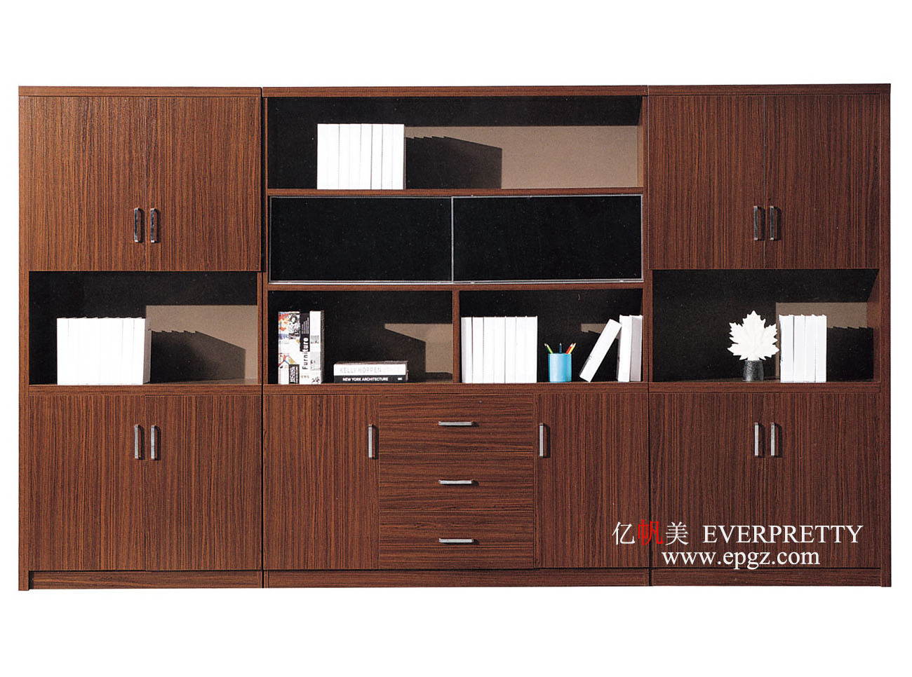 Hot Sales Standard Office File Storage Cabinet Modern High Quality Wooden Office Furniture