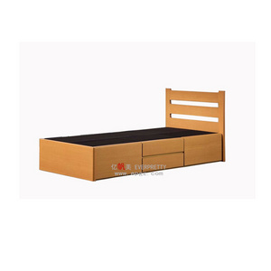 Wooden bed room furniture bedroom set storage bed with box design