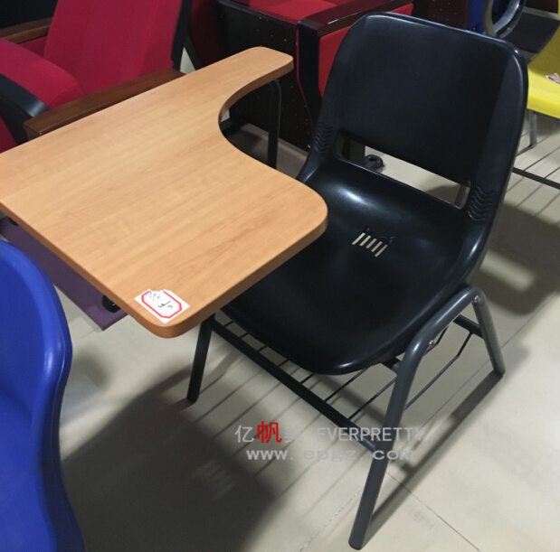 High Quality School Furniture University Collage Training Room Price for Furniture Classroom Study Chair with Writing Pad