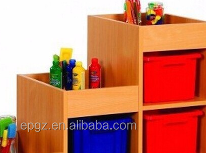 school furniture kids cabinet casters,toy storage box 3-Tier Children Multi-Color Deluxe Toy