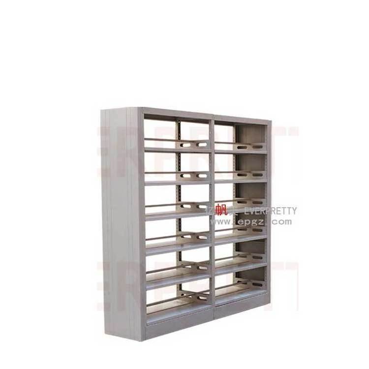 Metal double side book shelf library/commercial shelving