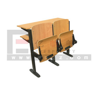 Modern Folding Table Chairs for College Classroom Lecture Hall Wooden Desk Chair Foldable