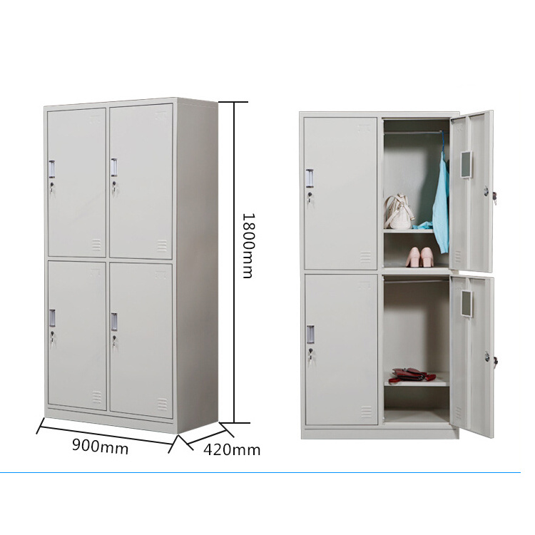 Customized School Steel Wardrobes Locker For Dressing Room