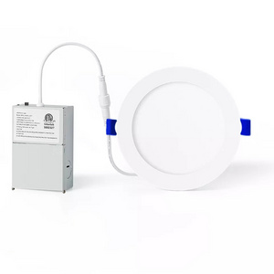 6 Inch 12W Recessed Slim Junction Box Round Led Flat Led Panel Light Ceiling Light With Nightlight