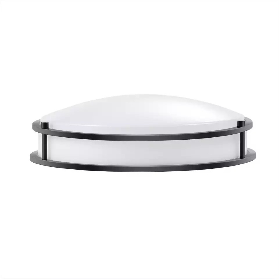 Classic 10'' 13'' Double Ring Round Ceiling Mount Lamp Round Acrylic Led 15w/25w Flush Mount Ceiling Light Fixtures for Bedroom