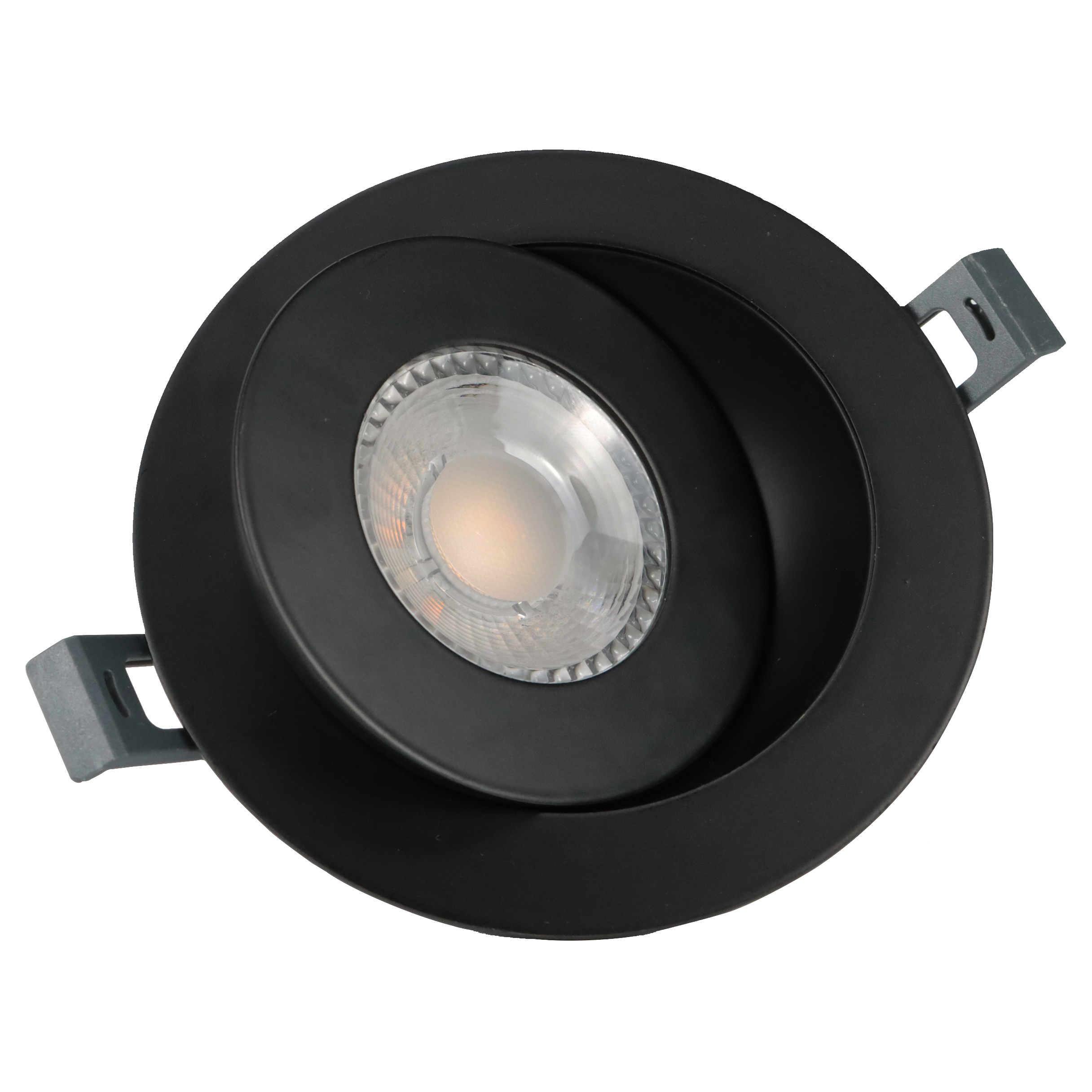 Round Dimmable ETL IP44 6 Inch LED Ceiling Gimbal Downlight Adjustable Down Light