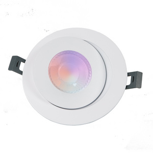 Infrared Factory Spot Direct Sales 4 Inch 5CCT ETL Energy Star  Recessed LED Floating Gimbal Downlight